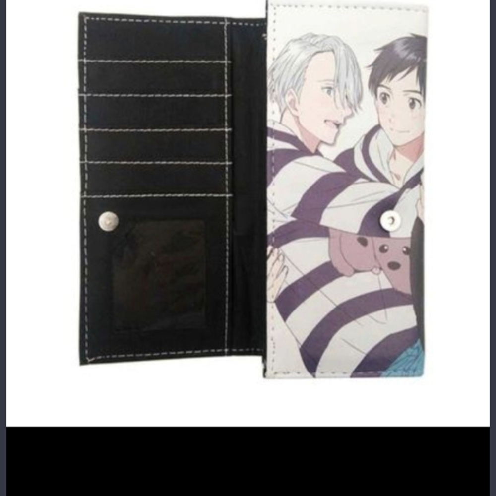 Anime Character Wallet - Black and White